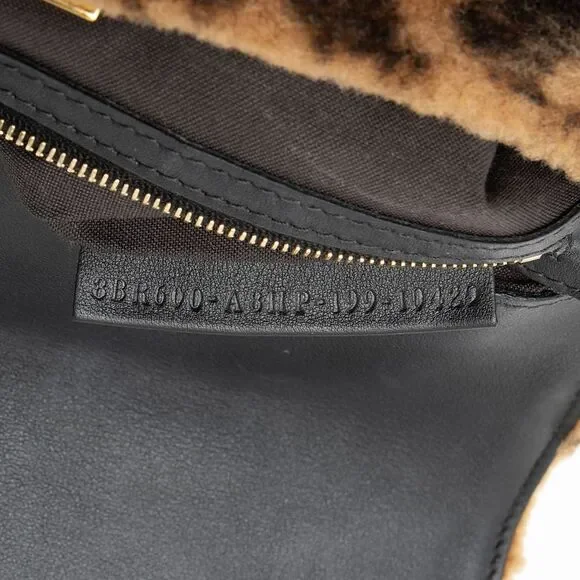 Fendi Shearling FF Baguette Shoulder Bag - Picture 6 of 16